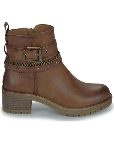 BOTINES DE TACÓN REFRESH 172918 TAUPE MARRÓN MARRóN