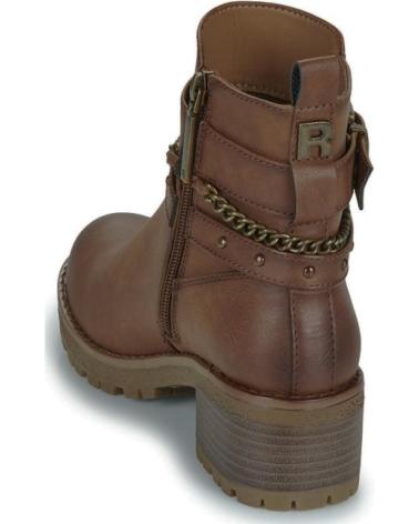 BOTINES DE TACÓN REFRESH 172918 TAUPE MARRÓN MARRóN
