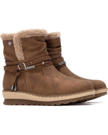 BOTINES PLANOS REFRESH 173250 CAMEL BEIGE BEIGE