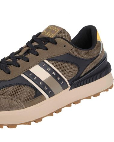 TOMMY HILFIGER TJM TECHNICAL RUNNER ESS KAKI