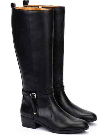 PIKOLINOS DAROCA W1U-9764 SCHWARZE LEDERSTIEFEL BLACK