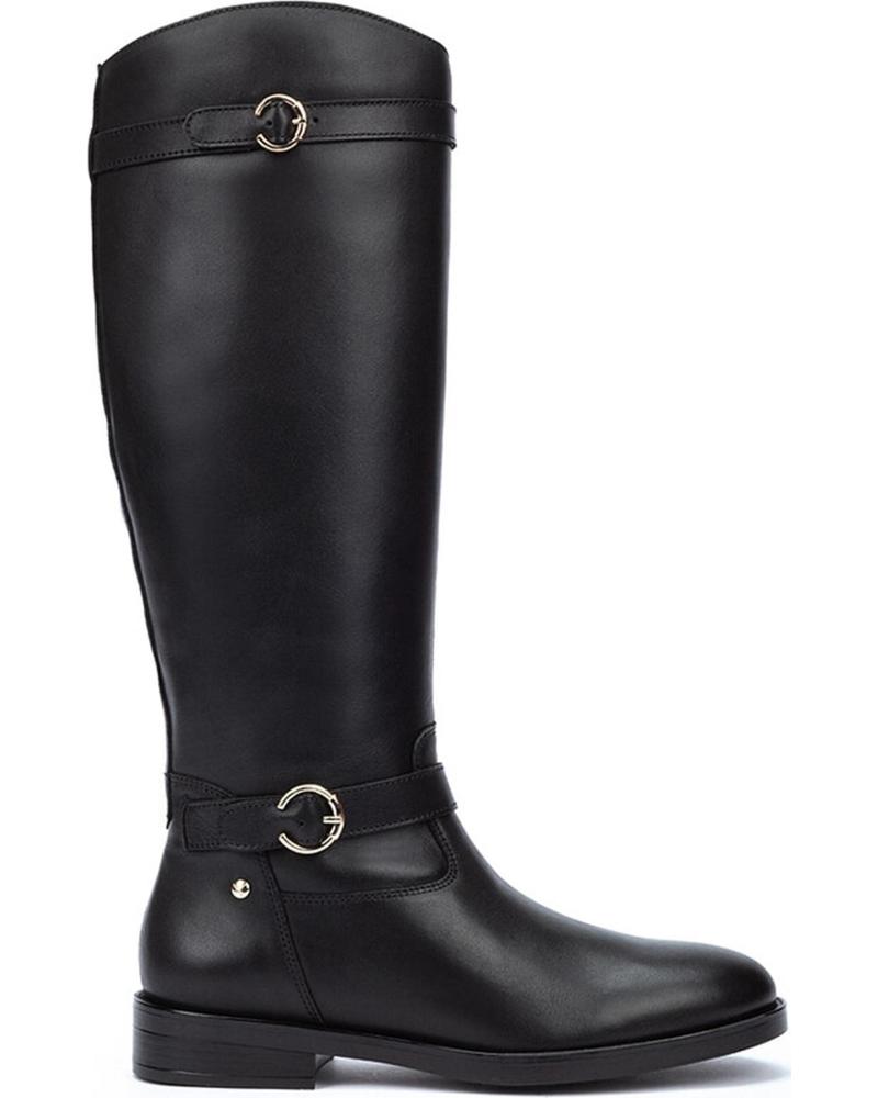 PIKOLINOS PUERTOLLANO W3C-9632 SCHWARZE LEDERSTIEFEL BLACK