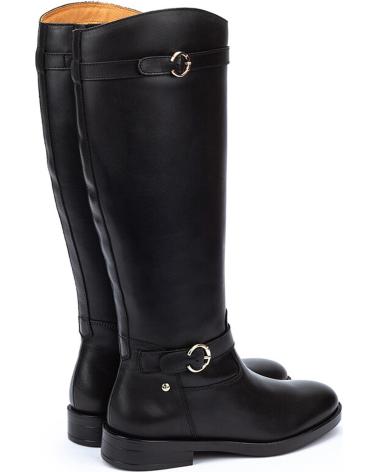 PIKOLINOS PUERTOLLANO W3C-9632 SCHWARZE LEDERSTIEFEL BLACK
