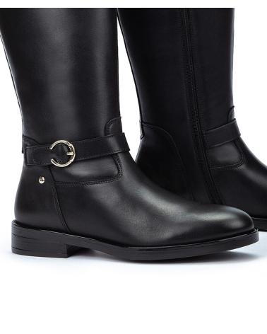 PIKOLINOS PUERTOLLANO W3C-9632 SCHWARZE LEDERSTIEFEL BLACK
