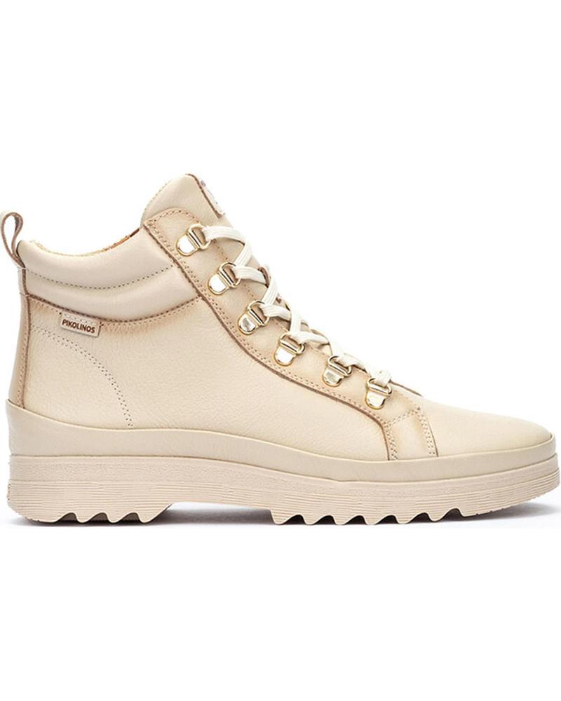 PIKOLINOS VIGO W3W-8564C11 LEDERSTIEFELETTE ELFENBEIN MARFIL