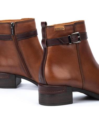 PIKOLINOS MALAGA W6W-8622C1 LEDERSTIEFELETTE IN COGNAC CUERO