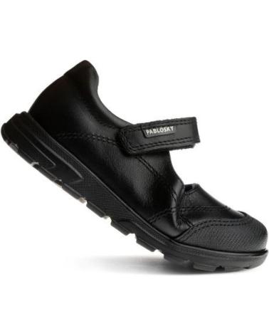 PABLOSKY KLETT-SPANGENSCHUHE FÜR MÄDCHEN 334210 BOX SCHWARZ NEGRO