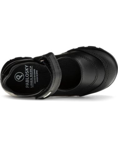 PABLOSKY KLETT-SPANGENSCHUHE FÜR MÄDCHEN 334210 BOX SCHWARZ NEGRO