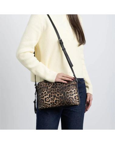 XTI 184483 BOLSO BANDOLERA ANIMAL PRINT MUJER LEOPARDO
