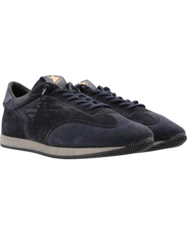 BASKETS CETTI 1381 EN DAIM BLEU AZUL