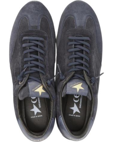 BASKETS CETTI 1381 EN DAIM BLEU AZUL