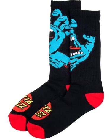 MEIAS SANTA CRUZ SCREAMING HAND SOCK PRETO NAN