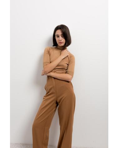 PUNTOSALAO PANTALON RECTO PARA MUJER PERNERA ANCHA CON TRABILLAS VARIOS COLORES