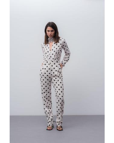 PUNTOSALAO PANTALON ESTAMPADO MUJER BLANCO