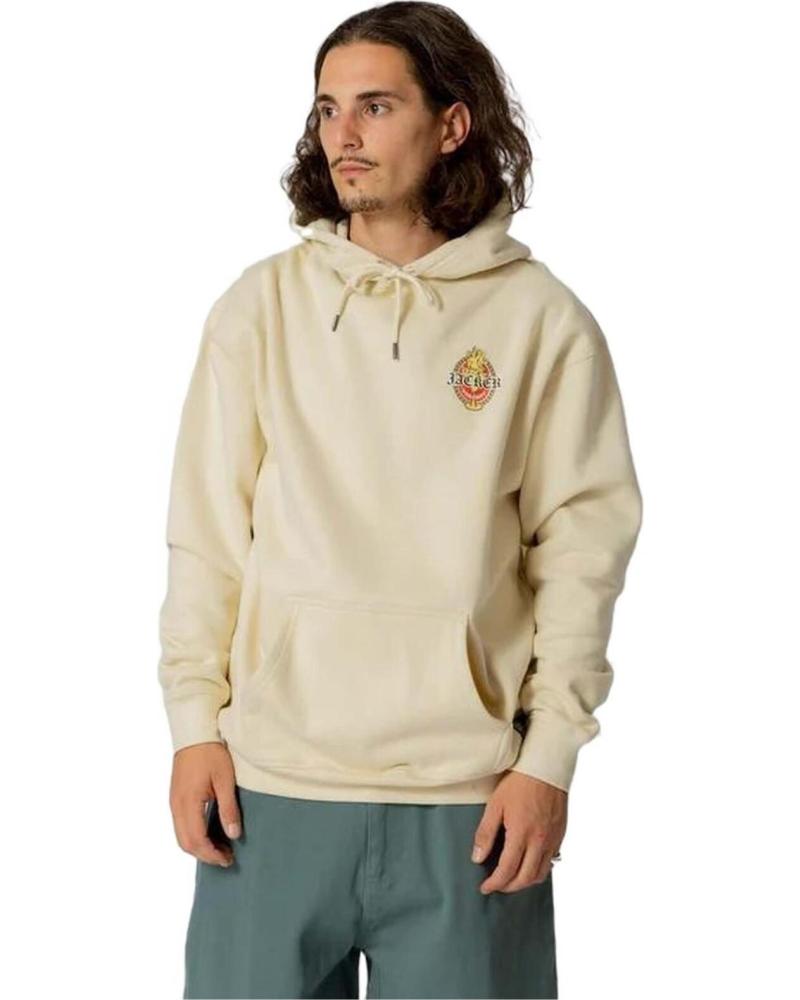 JACKER SUDADERA TROIS GRA BEIGE