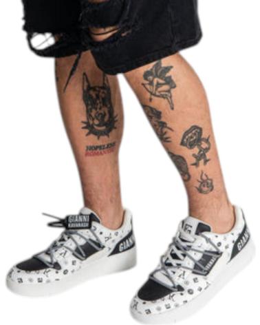 GIANNI KAVANAGH ZAPATILLAS MANIA WRAPPED BLANCAS BLANCO