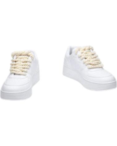 GIANNI KAVANAGH ZAPATILLAS ROPE BLANCAS ESTILO URBANO BLANCO