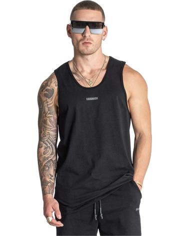 GIANNI KAVANAGH CANOTTA EASY TANK TOP NERA NEGRO