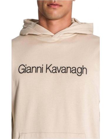 SUDADERA CON CAPUCHA GIANNI KAVANAGH ESSENTIAL MAXI BEIGE BEIGE