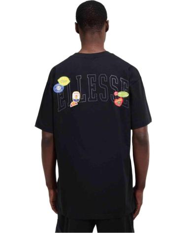 ELLESSE CAMISETA STICKERO NEGRO