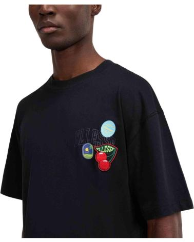 ELLESSE CAMISETA STICKERO NEGRO