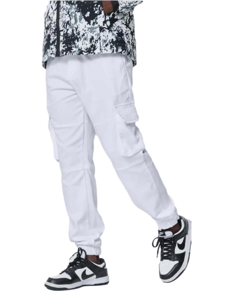 FRILIVIN PANTALON LARGO EN PARA HOMBRE BLANCO