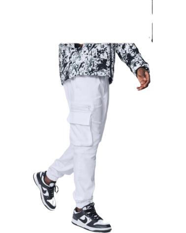 FRILIVIN PANTALON LARGO EN PARA HOMBRE BLANCO
