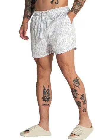 GIANNI KAVANAGH BADEHOSE SHORTS NOUVEAU GOLD WEISS BLANCO