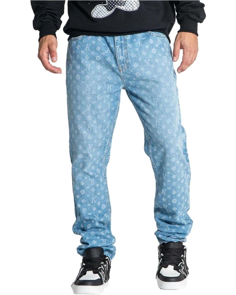 GIANNI KAVANAGH PANTALON LARGO MANIA STRAIGHT AZUL