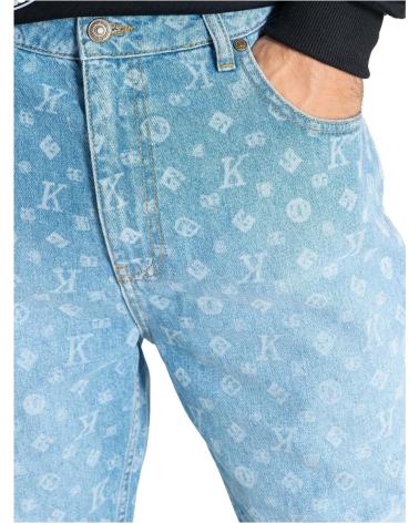 GIANNI KAVANAGH PANTALON LARGO MANIA STRAIGHT AZUL