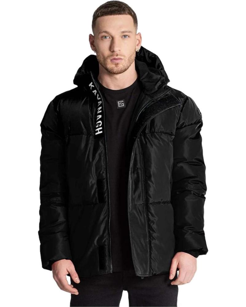 GIANNI KAVANAGH CASACO PUFFER SAUCE PRETO NEGRO