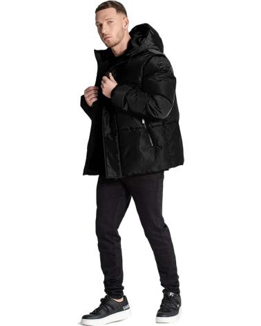 GIANNI KAVANAGH CASACO PUFFER SAUCE PRETO NEGRO
