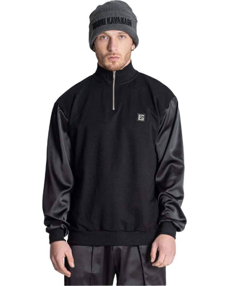 GIANNI KAVANAGH SUDADERA BLACK SATIN NEGRO