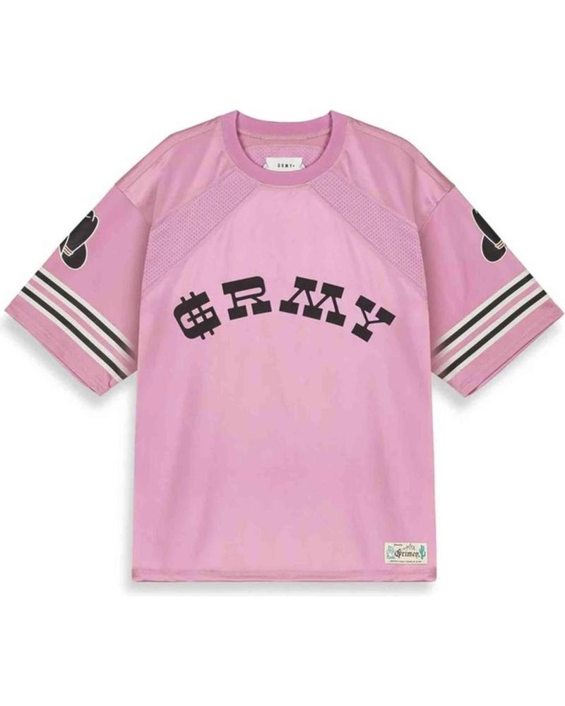 GRIMEY CAMISETA LONE HAND MESH FOOTBALL ROSA