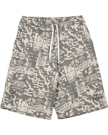 GRIMEY KURZE HOSE PEACE WITHIN LIGHT GREY