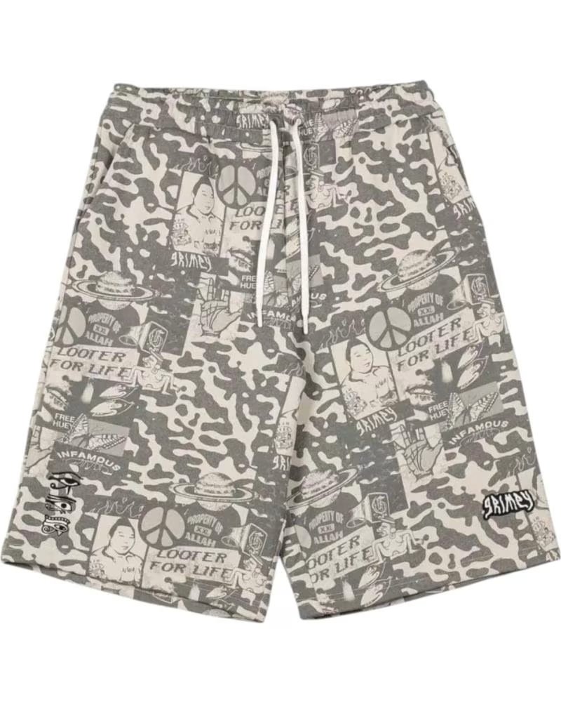 GRIMEY KURZE HOSE PEACE WITHIN LIGHT GREY