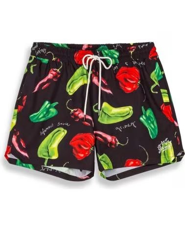-GRIMEY-BAÑADOR GRIMEY THE RED HOT ESTAMPADO CHILES-BLACK