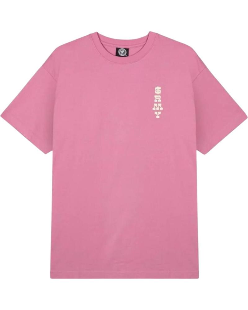 GRIMEY CAMISETA REGULAR LONE HAND ROSA NEGRO