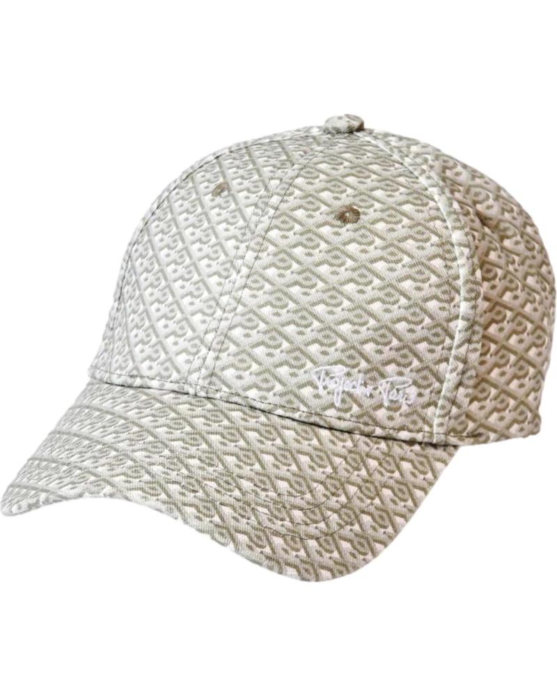 PROJECT X PARIS BASEBALLKAPPE MIT BEIGEM MONOGRAMM-MUSTER BEIGE