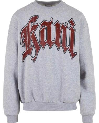 KARL KANI SUDADERA KANI INSIDE OUT CREW GRIS