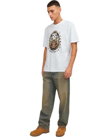 JACK AND JONES CAMISETA JACKJONES JORHEAVENS TEE SS CREW NEGRO