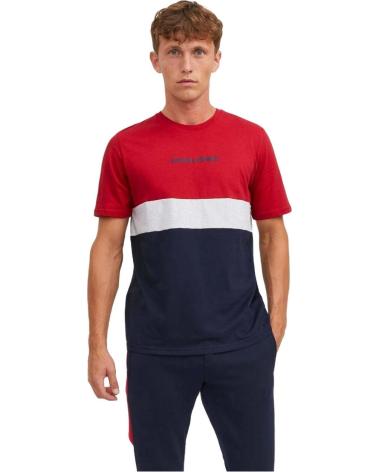 CAMISETA JACK & JONES DE MANGA CORTA COLOR BLOCK - MULTICOLOR MULTICOLOR