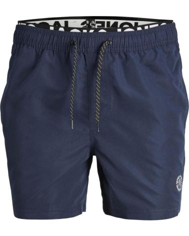 BAÑADOR JACK & JONES CON CORDÓN AJUSTABLE - AZUL MARINO AZUL