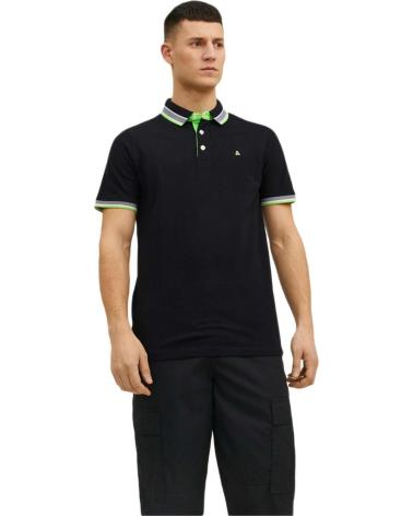 JACK AND JONES POLO JACK JONES JJEPAULOS POLO SS NEGRO