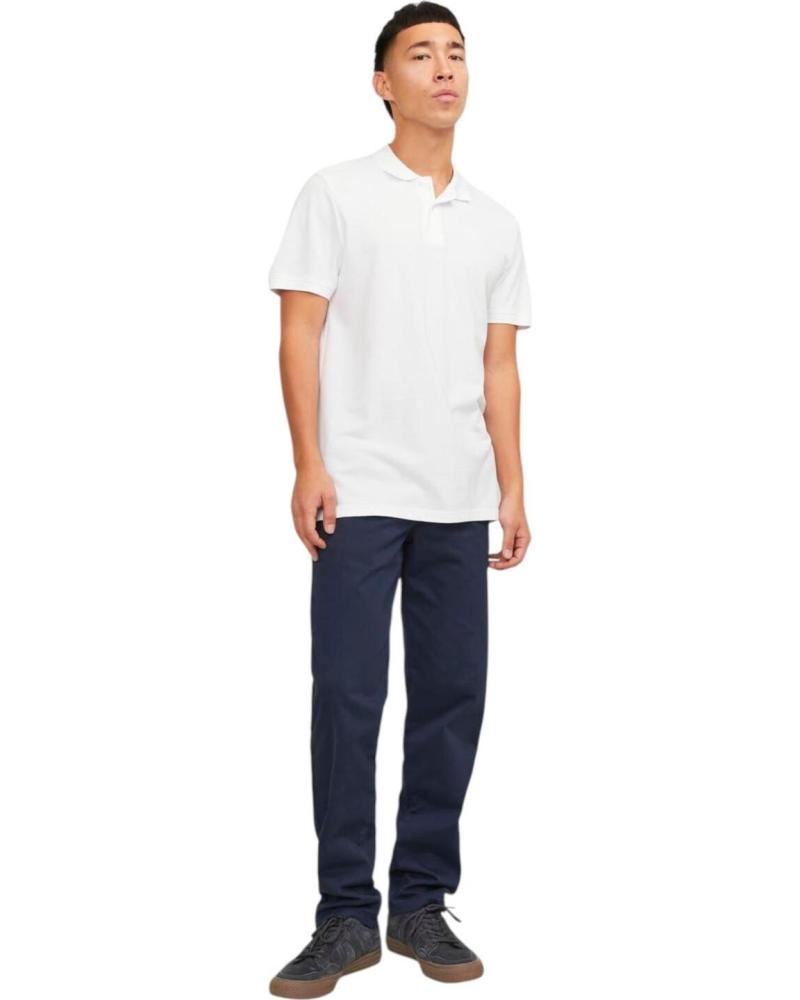 JACK AND JONES POLO JACK JONES JJEBASIC POLO BLANCO