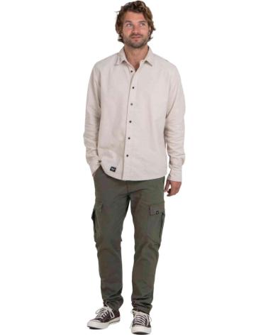 REELL PANTALON LARGO CARGO EN COLOR PARA HOMBRE VERDE