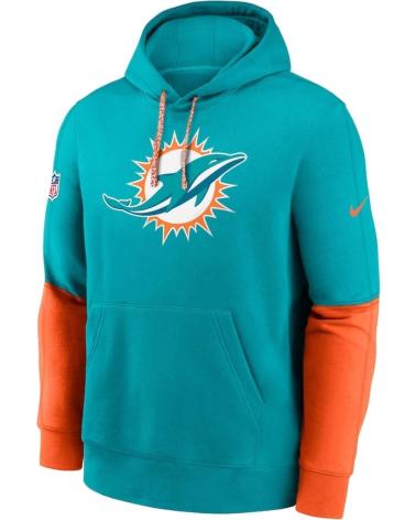 NIKE SUDADERA DOLPHINS MIAMI AZUL