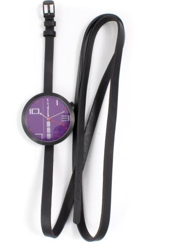 OROLOGIO 666BARCELONA 666-174 NERO CON QUADRANTE VIOLA NEGRO