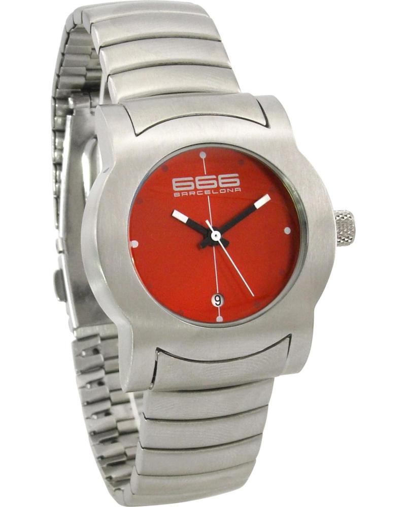 RELOJ 666BARCELONA 666-246 GRIS CON BRAZALETE DE ACERO GRIS