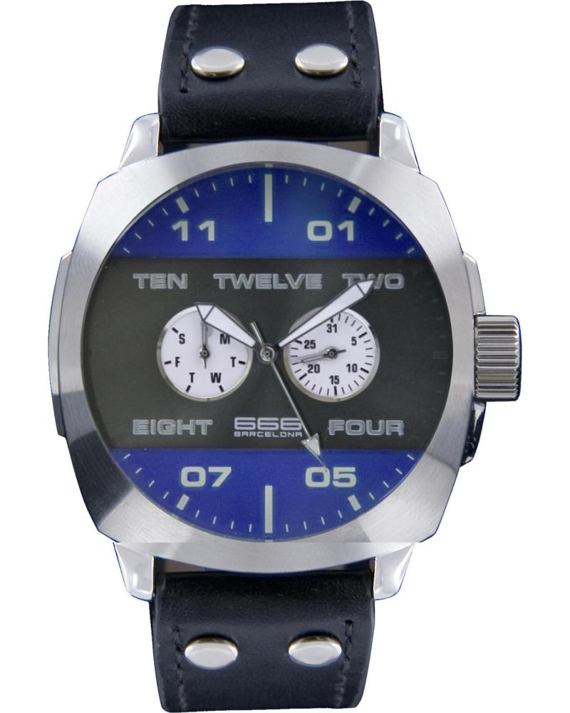 RELOJ 666BARCELONA MODELO 666-253 NEGRO NEGRO